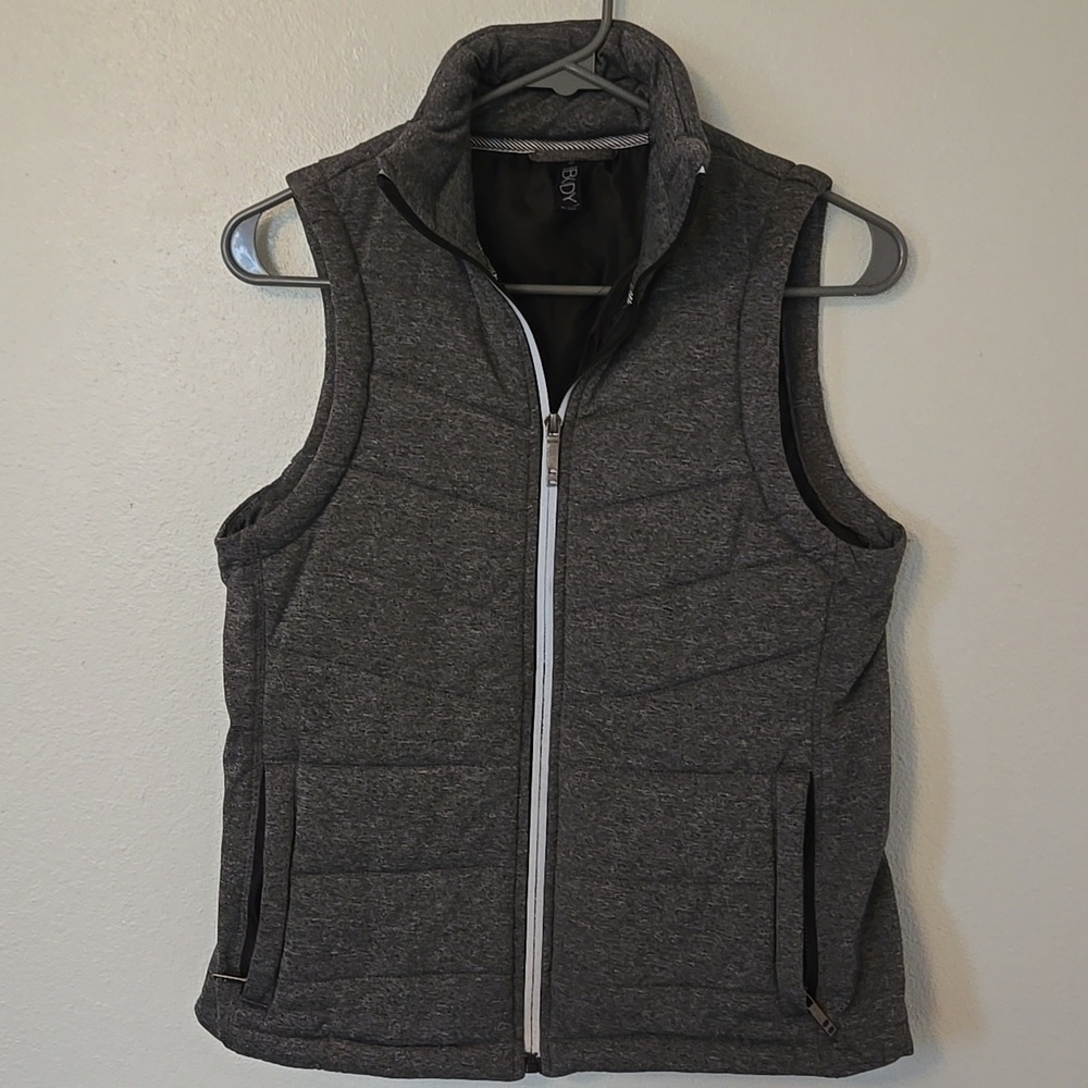 Cotton On Body | Gray Puffer Vest Reflective Strip Size Small